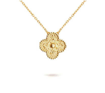 [Riva Jewelry]15MM CLOVER FLOWER PENDANT NECKLACE COLLECTION