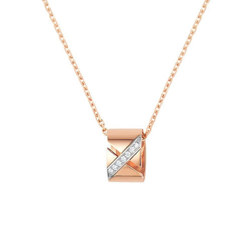 [Riva Jewelry]LIENS EVIDENCE DIAMOND NECKLACE