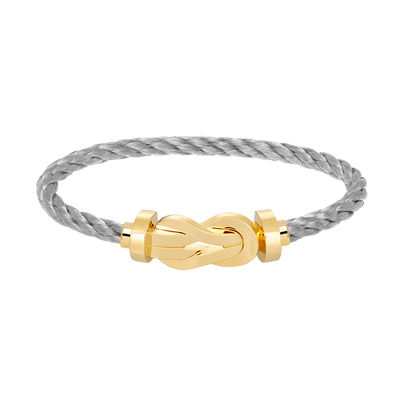 [Riva Jewelry]LARGE 8-FIGURE BUCKLE BRACELET - GOLD