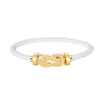 [Riva Jewelry]LARGE 8-FIGURE BUCKLE BRACELET - GOLD