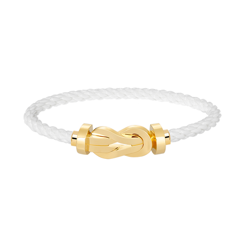 [Riva Jewelry]LARGE 8-FIGURE BUCKLE BRACELET - GOLD