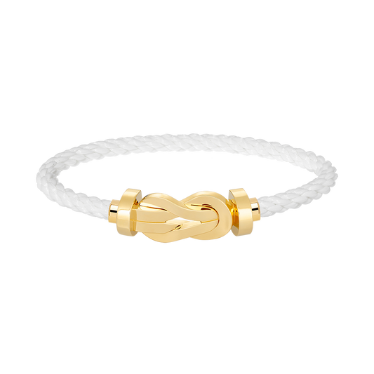 [Riva Jewelry]LARGE 8-FIGURE BUCKLE BRACELET - GOLD