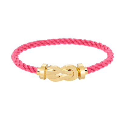 [Riva Jewelry]LARGE 8-FIGURE BUCKLE BRACELET - GOLD