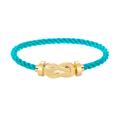 [Riva Jewelry]LARGE 8-FIGURE BUCKLE BRACELET - GOLD