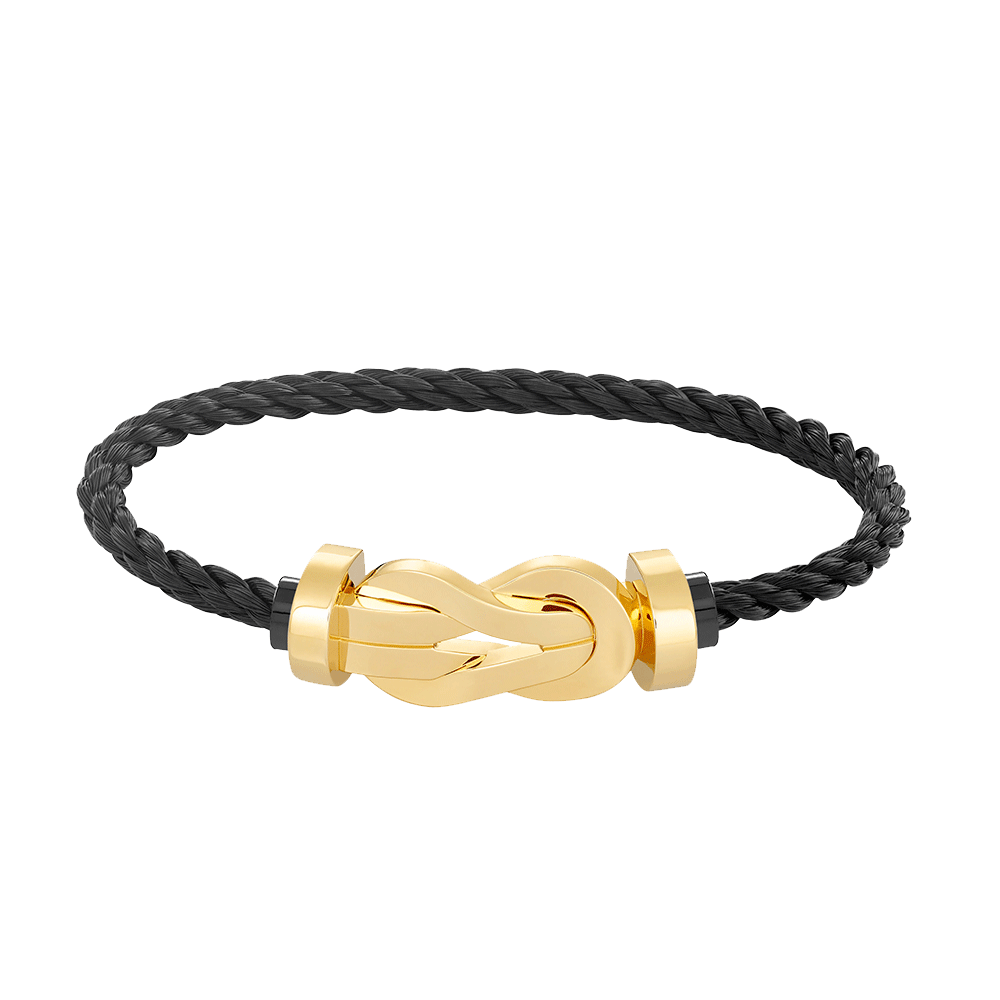 [Riva Jewelry]LARGE 8-FIGURE BUCKLE BRACELET - GOLD