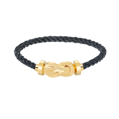 [Riva Jewelry]LARGE 8-FIGURE BUCKLE BRACELET - GOLD