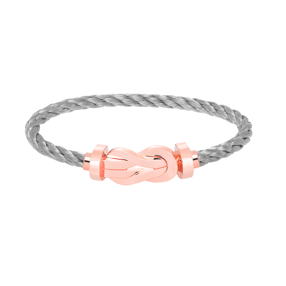 [Riva Jewelry]LARGE 8-FIGURE BUCKLE BRACELET - ROSE GOLD