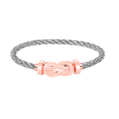 [Riva Jewelry]LARGE 8-FIGURE BUCKLE BRACELET - ROSE GOLD