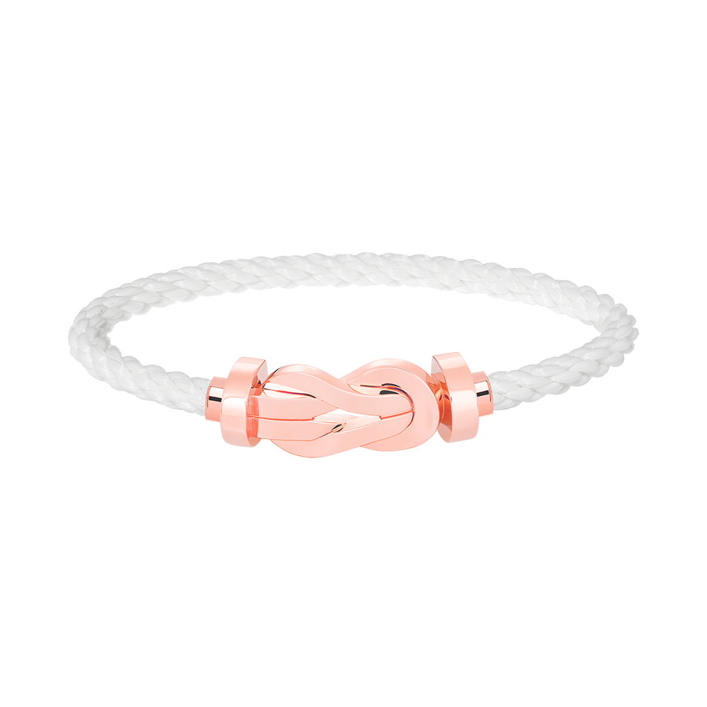 [Riva Jewelry]LARGE 8-FIGURE BUCKLE BRACELET - ROSE GOLD