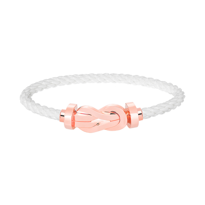 [Riva Jewelry]LARGE 8-FIGURE BUCKLE BRACELET - ROSE GOLD