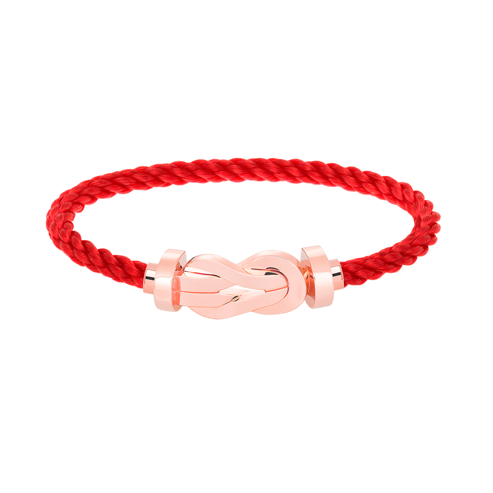 [Riva Jewelry]LARGE 8-FIGURE BUCKLE BRACELET - ROSE GOLD