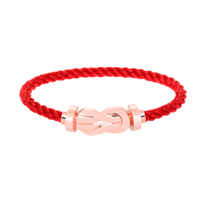 [Riva Jewelry]LARGE 8-FIGURE BUCKLE BRACELET - ROSE GOLD