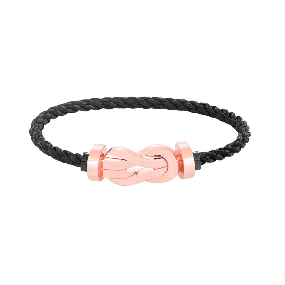 [Riva Jewelry]LARGE 8-FIGURE BUCKLE BRACELET - ROSE GOLD