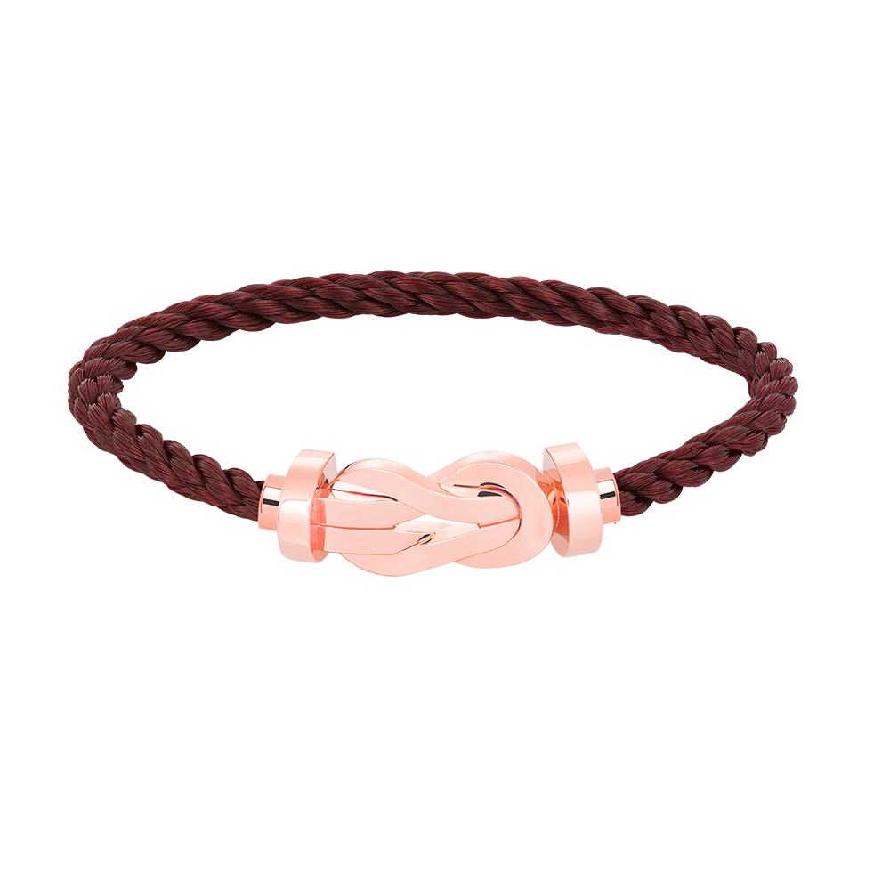 [Riva Jewelry]LARGE 8-FIGURE BUCKLE BRACELET - ROSE GOLD