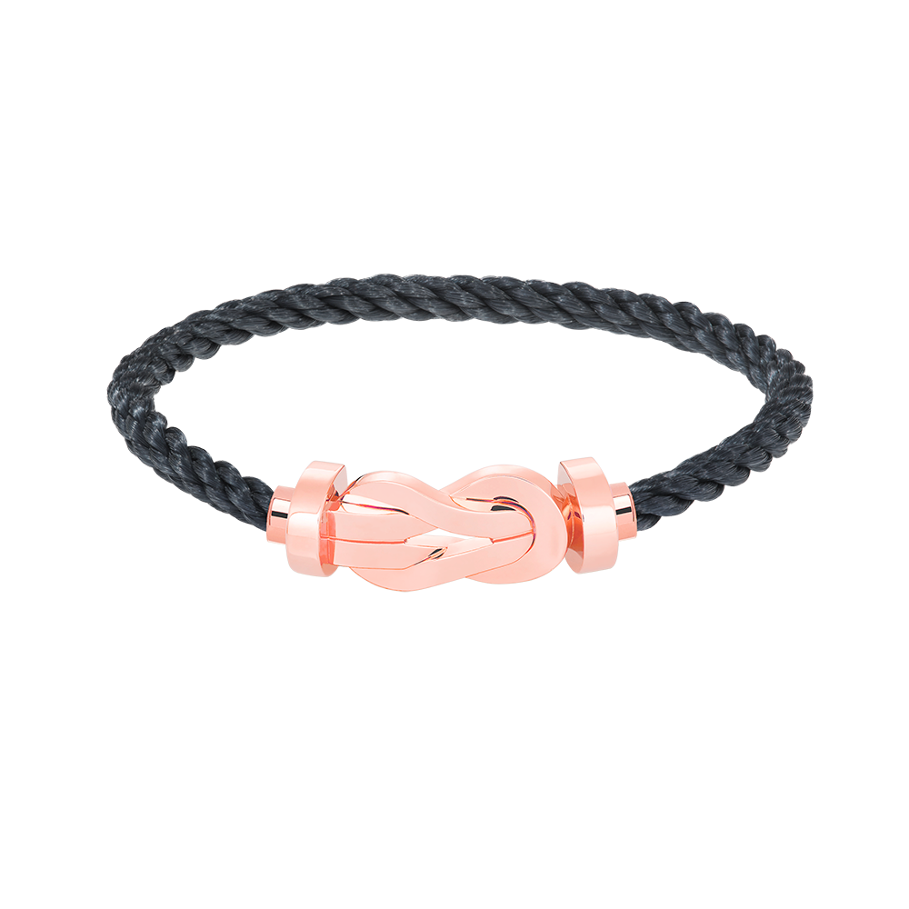[Riva Jewelry]LARGE 8-FIGURE BUCKLE BRACELET - ROSE GOLD