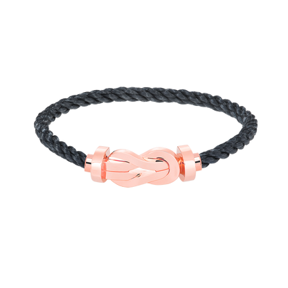 [Riva Jewelry]LARGE 8-FIGURE BUCKLE BRACELET - ROSE GOLD