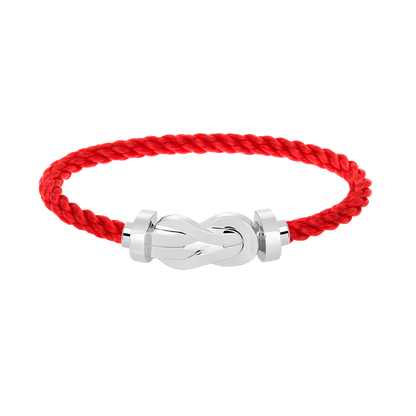 [Riva Jewelry]LARGE 8-FIGURE BUCKLE BRACELET - WHITE GOLD