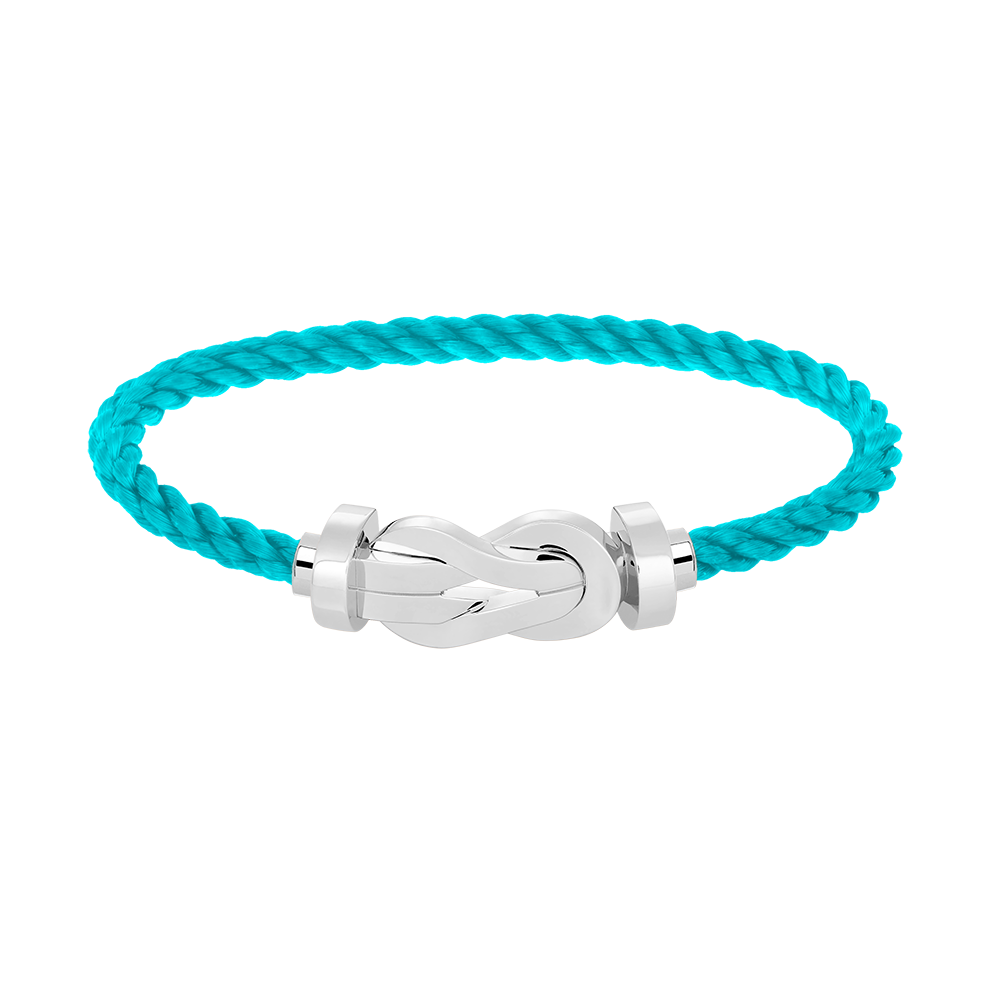 [Riva Jewelry]LARGE 8-FIGURE BUCKLE BRACELET - WHITE GOLD
