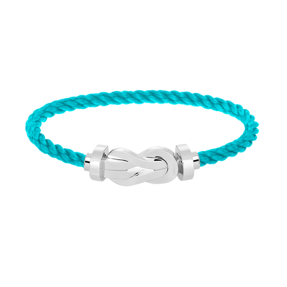 [Riva Jewelry]LARGE 8-FIGURE BUCKLE BRACELET - WHITE GOLD