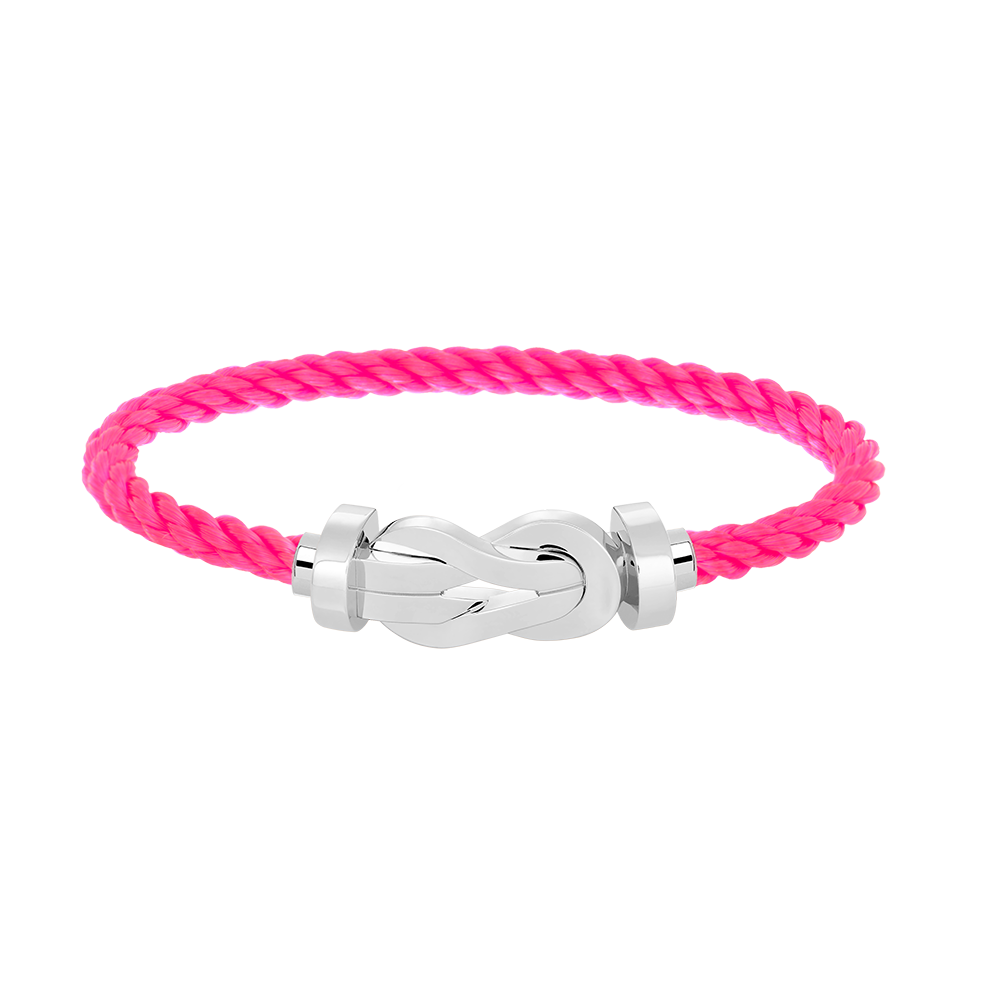 [Riva Jewelry]LARGE 8-FIGURE BUCKLE BRACELET - WHITE GOLD