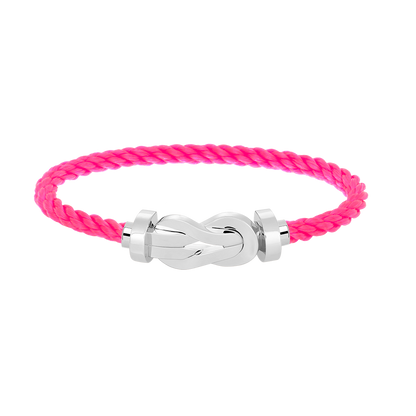 [Riva Jewelry]LARGE 8-FIGURE BUCKLE BRACELET - WHITE GOLD