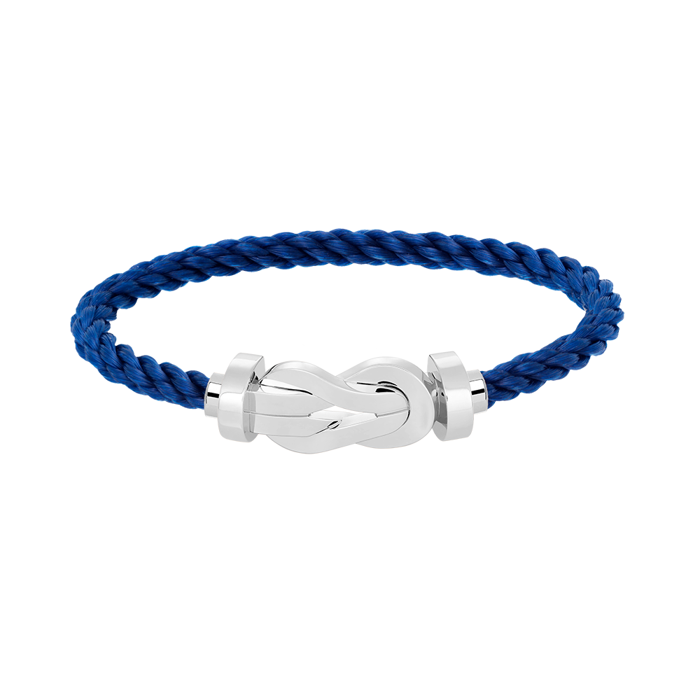 [Riva Jewelry]LARGE 8-FIGURE BUCKLE BRACELET - WHITE GOLD