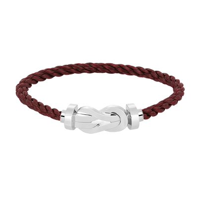 [Riva Jewelry]LARGE 8-FIGURE BUCKLE BRACELET - WHITE GOLD