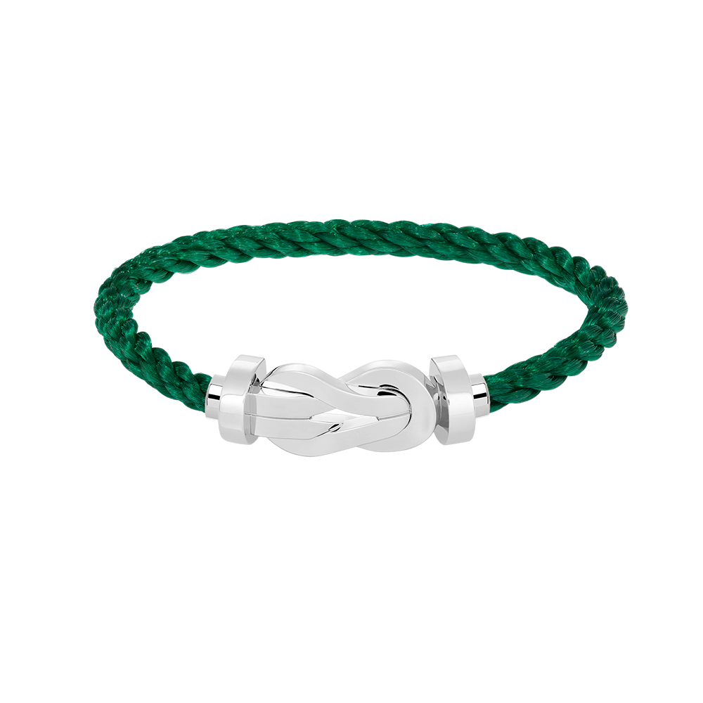 [Riva Jewelry]LARGE 8-FIGURE BUCKLE BRACELET - WHITE GOLD