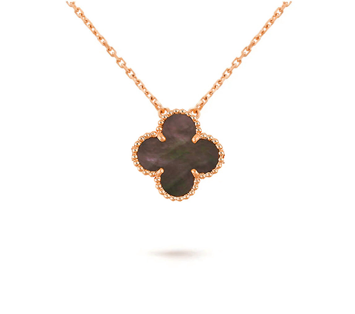 [Riva Jewelry]15MM CLOVER FLOWER PENDANT NECKLACE COLLECTION