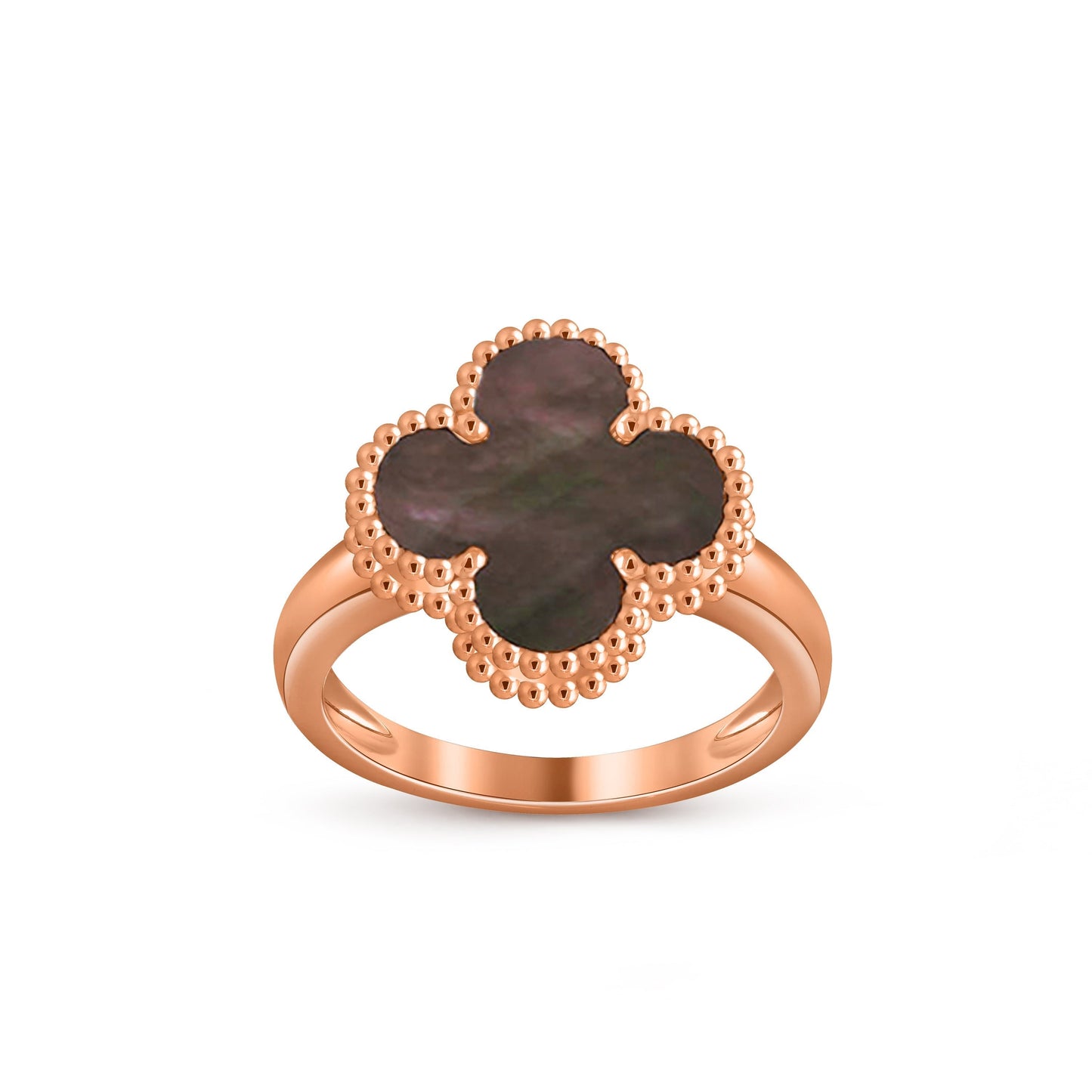 [Riva Jewelry]LUCKY CLOVER VINTAGE ROSE GOLD RING COLLECTION
