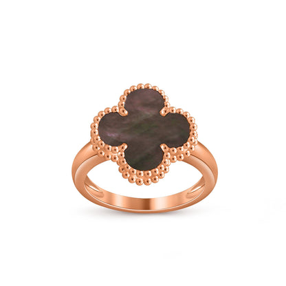[Riva Jewelry]LUCKY CLOVER VINTAGE ROSE GOLD RING COLLECTION
