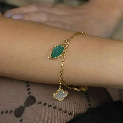 [Riva Jewelry]LUCKY NATURE MULTI-CHARM BRACELET