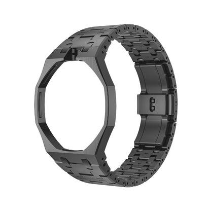 [Riva Jewelry]OAK POP BLACK STEEL CASE & SILICONE STRAP