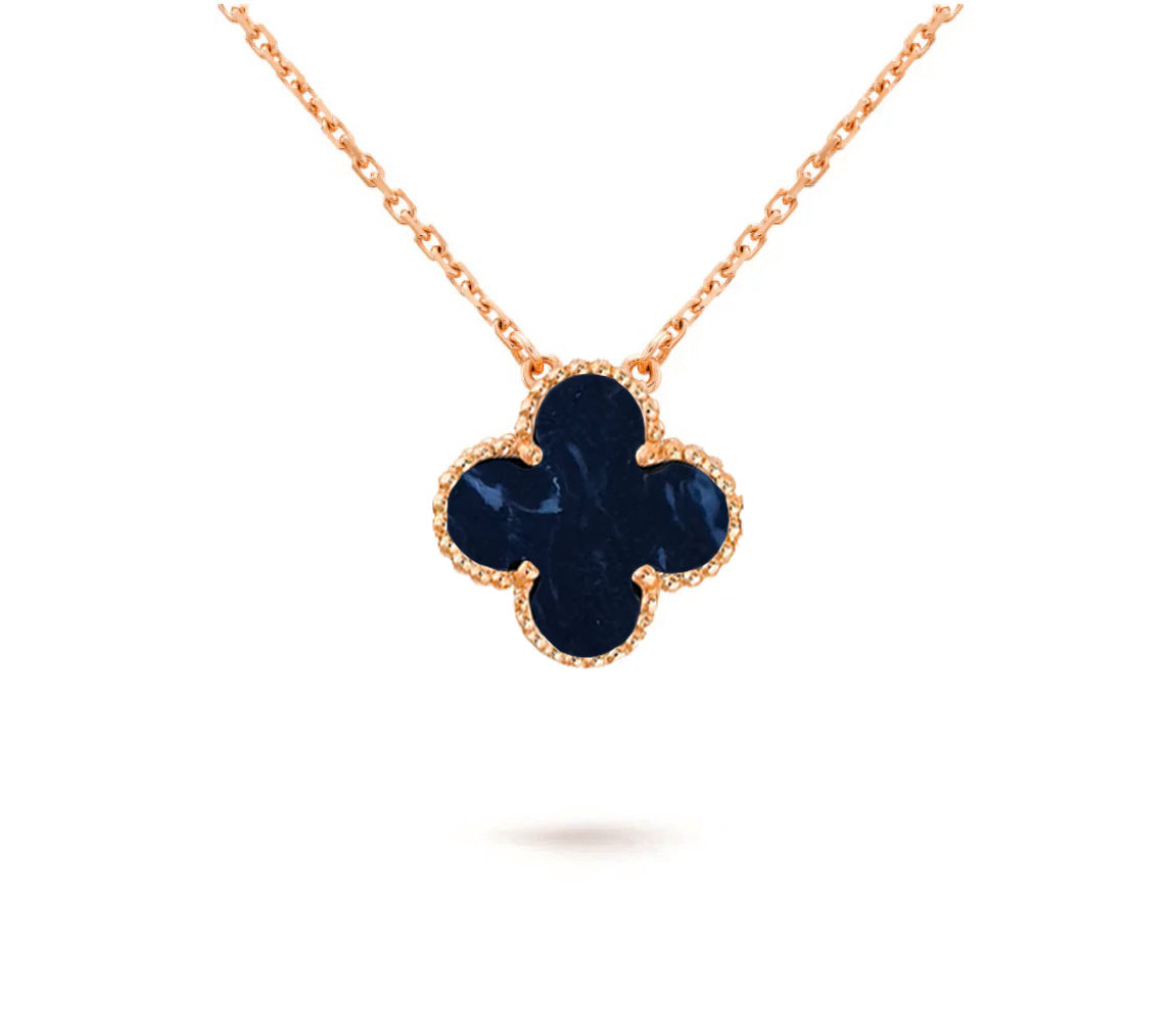 [Riva Jewelry]15MM CLOVER FLOWER PENDANT NECKLACE COLLECTION
