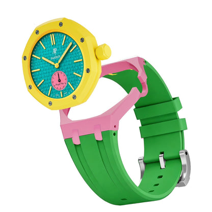 [Riva Jewelry]Royal Oak Pop Exclusive Bioceramic Case & Silicone Strap Mix Color