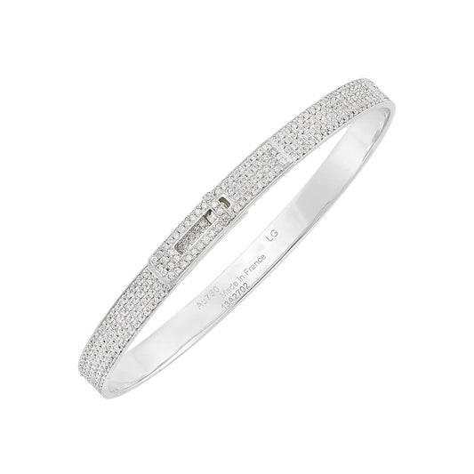 [Riva Jewelry]HM KELLY BRACELET IN SILVER AND FULL PAVE DIAMOND