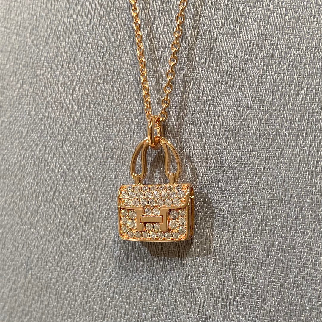 [Riva Jewelry]CONSTANCE PEDANT DIAMOND NECKLACE