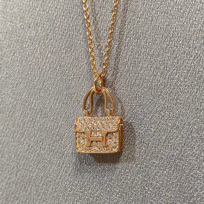 [Riva Jewelry]CONSTANCE PEDANT DIAMOND NECKLACE