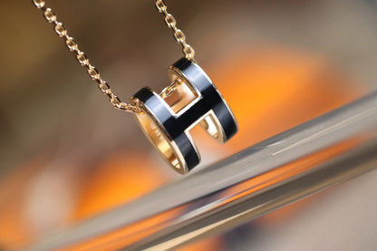 [Riva Jewelry]POP H PEDANT ROSE GOLD