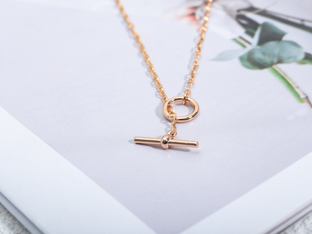[Riva Jewelry]ECHAPPEE NECKLACE ROSE GOLD