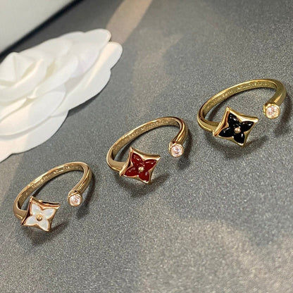 [Riva Jewelry]STAR 1 DIAMOND OPEN RING