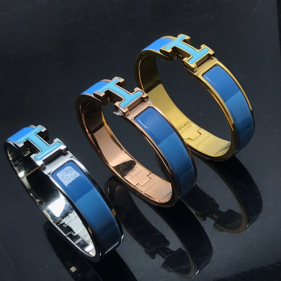 [Riva Jewelry]H BRACELET BLUE RAINBOW CERAMIC