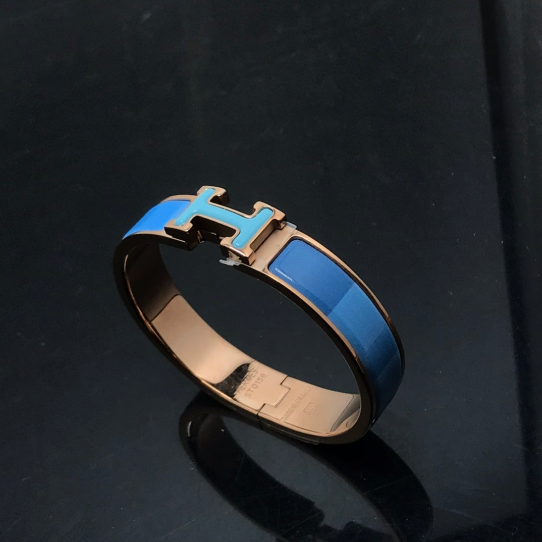 [Riva Jewelry]H BRACELET BLUE RAINBOW CERAMIC