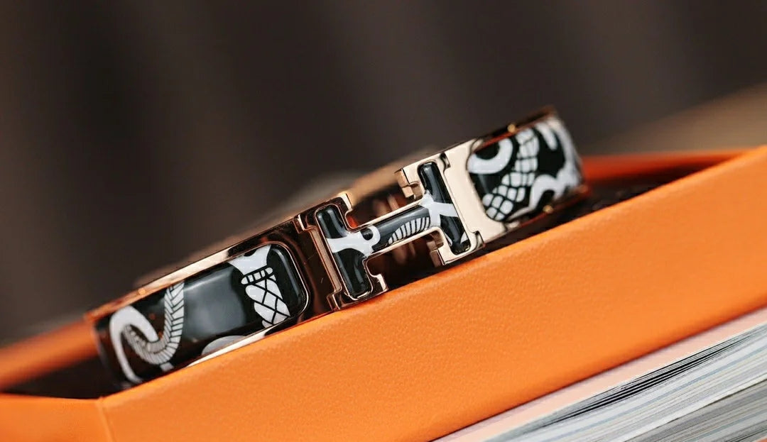 [Riva Jewelry]H TARTAN BRACELET 12MM