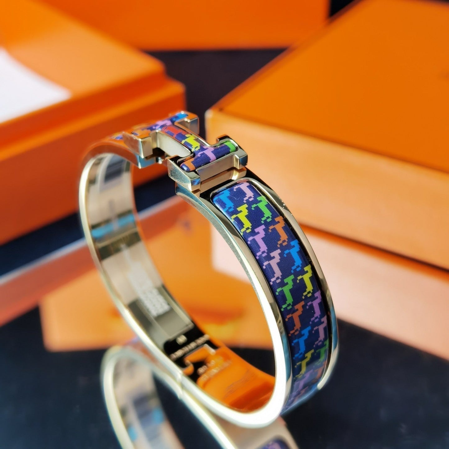 [Riva Jewelry]H HORSE BRACELET 12MM