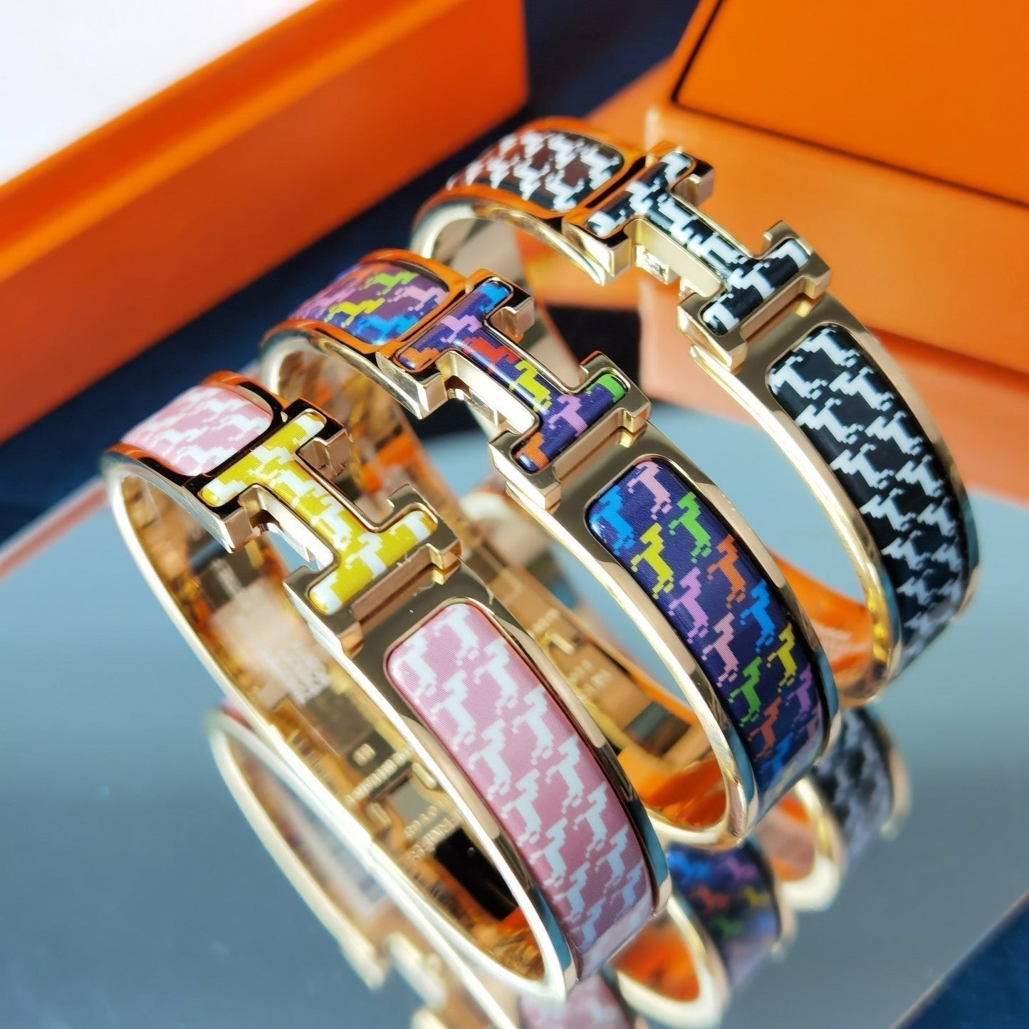 [Riva Jewelry]H HORSE BRACELET 12MM