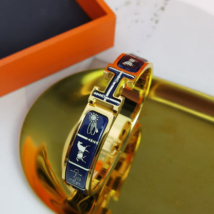 [Riva Jewelry]H COUVERTURES DARK BLUE BRACELET