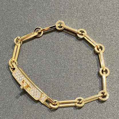 [Riva Jewelry]CHAINE BRACELET SMALL MODEL DIAMOND