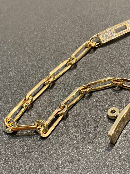 [Riva Jewelry]CHAINE BRACELET SMALL MODEL DIAMOND