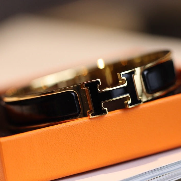 [Riva Jewelry]H BRACELET 12MM GOLD